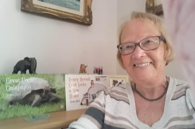 Susan Bird, who has written a book called Great Uncle Galapagos