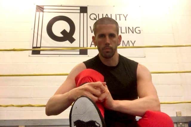 Professional wrestler Jensen Ryan, at Quality Wrestling Academy.