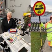 Come rain, hail or shine, Tina Cole has been there to brighten up the days of youngsters crossing at Riders Junior School and Front Lawn Primary Academy