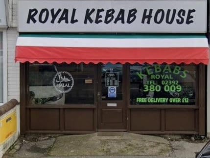 Royal Kebab House, a takeaway at 9 Portsmouth Road, Cosham was handed a new two-out-of-five food hygiene rating after assessment on January 31, the Food Standards Agency's website shows.