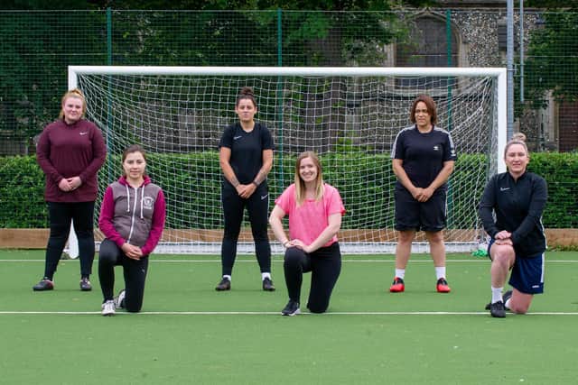 Portsmouth Solent Sports FC women's team who were recently launched. Picture: Habibur Rahman