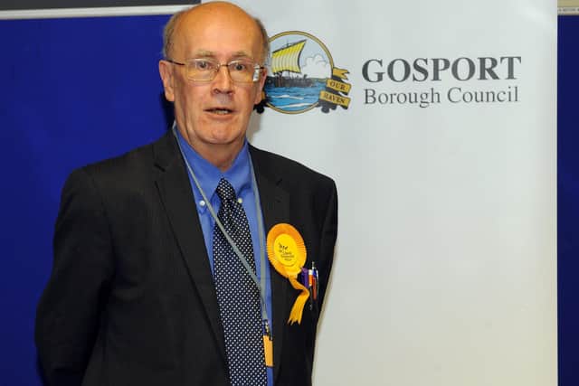Cllr Peter Chegwyn, leader of Gosport Borough Council.