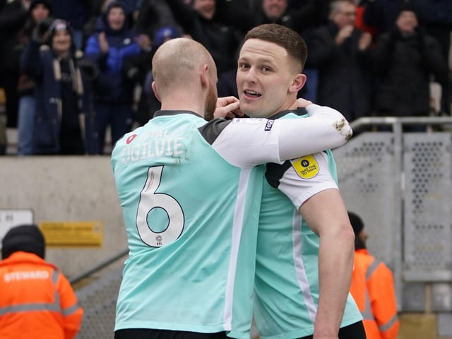 As percentage of team's 49 League One goals scored: 32.6%.
Number of other goalscorers: 15 (67.4).