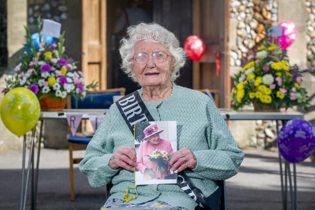 Rita Fergusson outside St Mary's Church, Portsmouth. Picture: Habibur Rahman