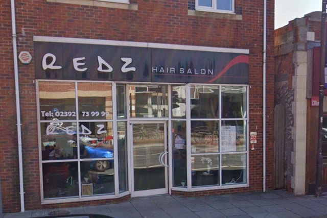 Redz Hair Salon at 106 Fratton Road, Portsmouth has a 4.5 Google rating based on 41 reviews. One person wrote: "Great hair salon with a very relaxing atmosphere."