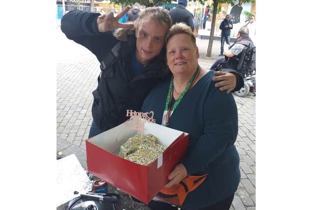 Charitable organisation Helping Hands Portsmouth is celebrating four years of feeding homeless and vulnerable people in the city. Pictured: Bev Saunders, right, set up the group in 2016