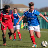 Molly Clark in action for Pompey Women. Picture: Jordan Hampton