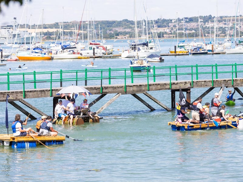 Jolly Roger Raft Race in Gosport on Saturday August 1