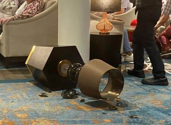 Items were damaged on board Saga’s Spirit of Discovery