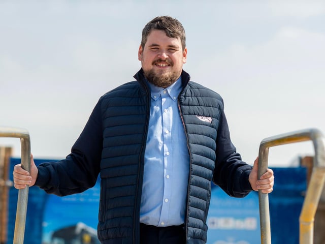 Hovertravel's staff model new uniform