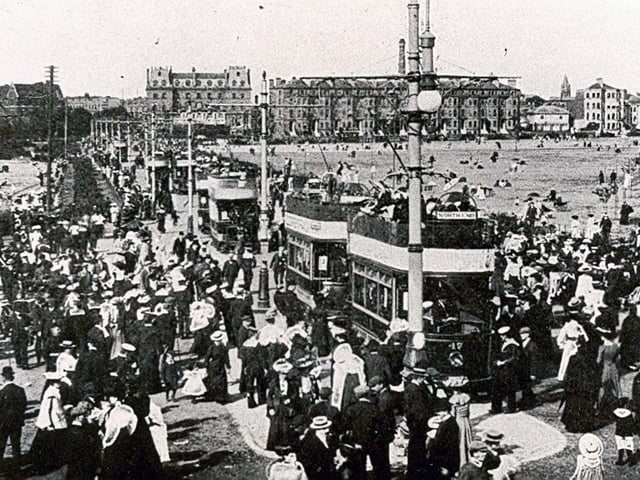 The tram terminus at Clarence Esplanade, Southsea Common