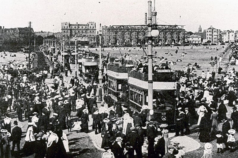 The tram terminus at Clarence Esplanade, Southsea Common