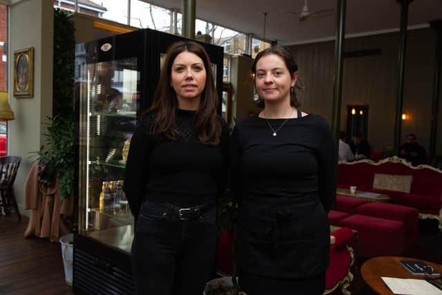 Pictured: Carmen Argint and Millie Battersby of Garage Lounge, Southsea. Picture: Habibur Rahman