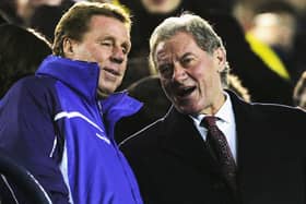 Harry Redknapp and Milan Mandaric at White Hart Lane in December 2005 for the start of the manager's second Pompey spell. Picture: Clive Rose/Getty Images