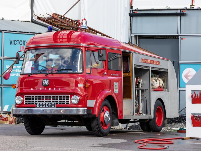 Vintage vehicle at the UKRO event at Portsmouth Historic Dockyard. Picture: Mike Cooter (280924)