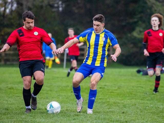 AC FC (blue/yellow) v Chichester United. Picture by Alex Shute