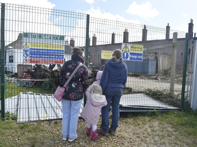Local residents have been watching the work progressPicture: Sarah Standing (010424-9870)