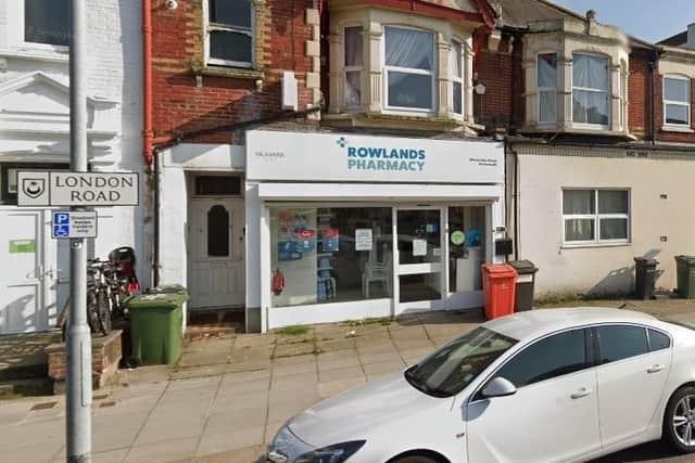 The Rowlands pharmacy in London Road, Hilsea, Portsmouth, which may be merged with a branch in Kingston Crescent Picture: Google