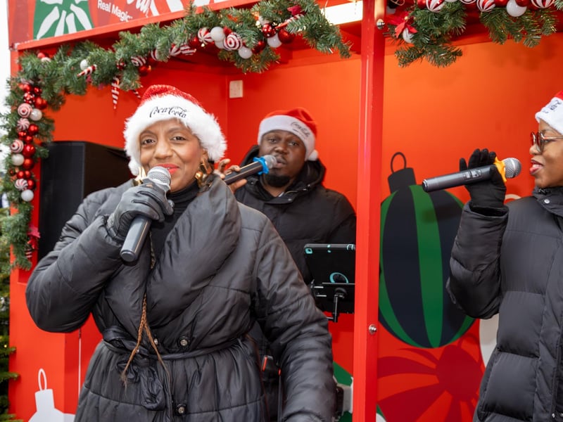 Pictured - Gospel Touch Choir from London.