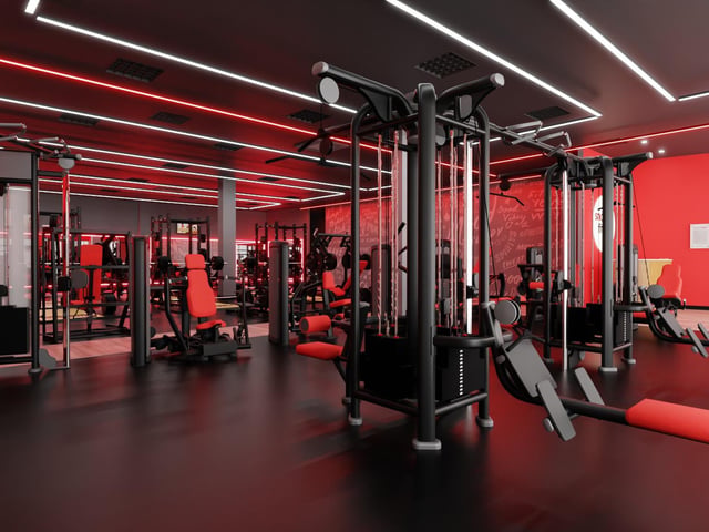 The first glimpse inside the new 24 hour Snap Fitness gym in Market Quay, Fareham.