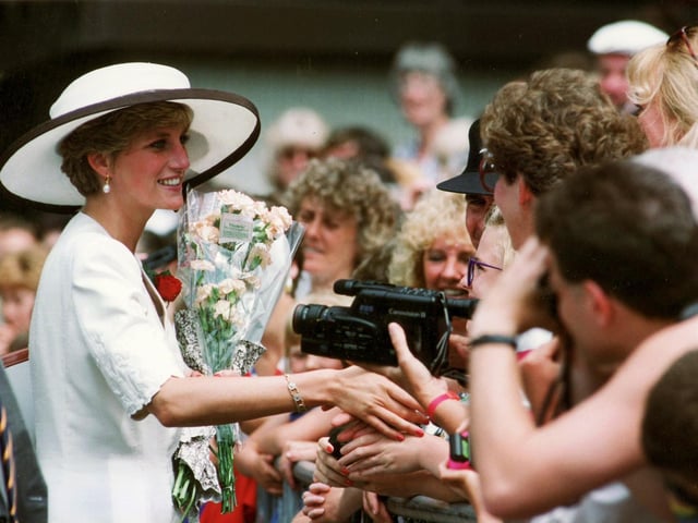 Princess Diana taken during her visit to Portsmouth in August 1991. Picture: The News Portsmouth archives