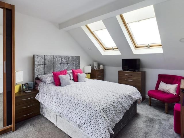 The second floor bedroom