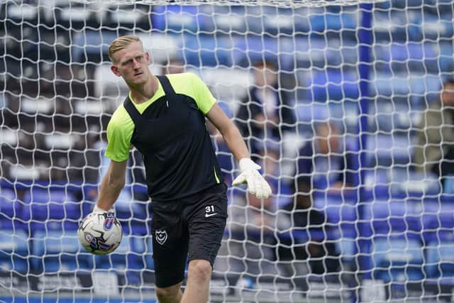 Ryan Schofield during his Pompey days