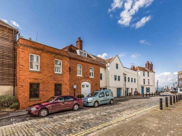 This four bedroom home in Bath Square, Old Portsmouth, is on the market for £3.25m. It is listed on Rightmove by Fry and Kent.