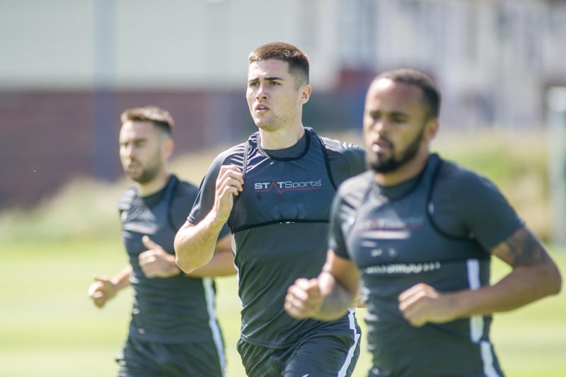 Aaron Jarvis trialled with Pompey in 2019 - didn't make a mark and ended up in Scotland with Falkirk. Picture: Habibur Rahman