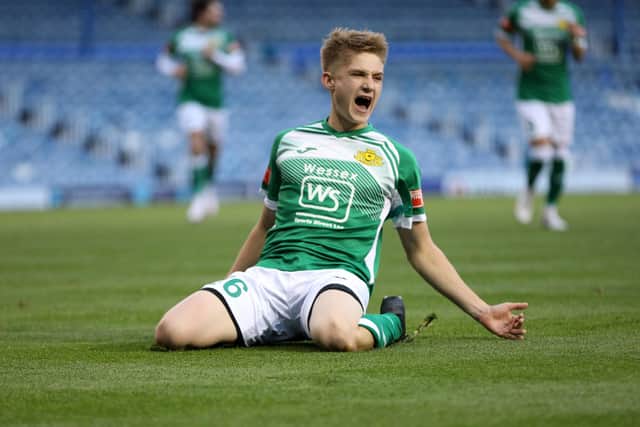 Danny Burroughs, seen here during his time with Moneyfields, struck his 10th US Portsmouth goal in 15 games in a 2-0 win at Blackfield. Picture by Chris Moorhouse.