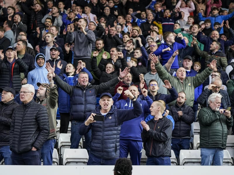 4,019 Pompey fans enjoyed the Blues' 1-0 win at Peterborough