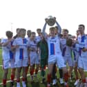 St Vincent/Gosport celebrate. Picture: Chris  Moorhouse
