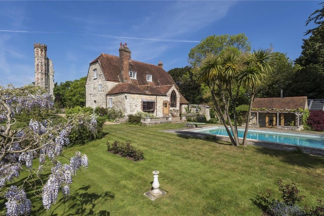 Warblington Castle is up for sale right now.