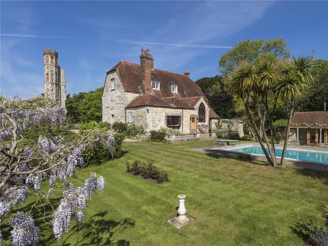 Warblington Castle is up for sale right now.