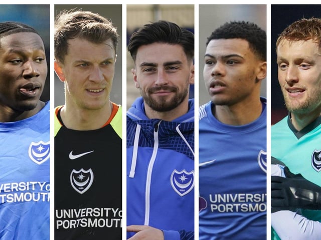 From left: Di'Shon Bernard, Matt Macey, Owen Dale, Dane Scarlett and Joe Pigott
