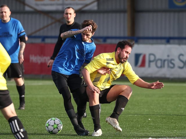 Freehouse (yellow) v AFC Eastney
Picture: Stuart Martin