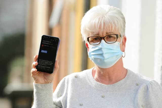 Lynn McLaughlin from Gosport, is still waiting to receive her Covid-19 test results after receiving someone else's 

Picture: Sarah Standing (020321-1779)