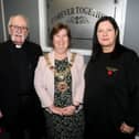 From left: Father Tony Wiltshire, Cllr Vivian Achwal, and Denise Chapman. Photograph by Sam Stephenson