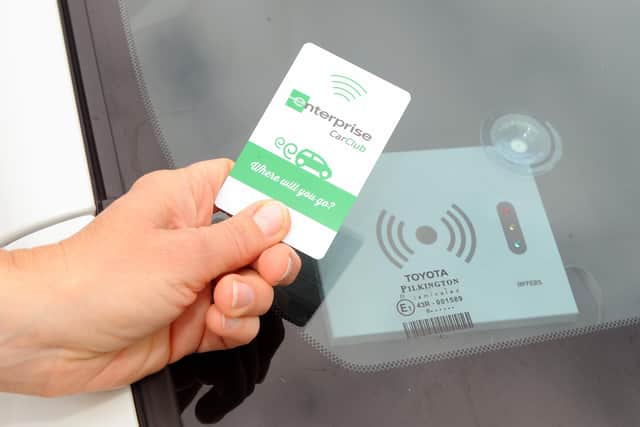Portsmouth's first car club Enterprise Car Club is now up and running and people can pay to hire a car for a time slot rather than owning one.
Picture: Sarah Standing (070920-3494)