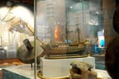 Pictured: A model of HMS Invincible
Photo: Sarah Standing (221020-6273)