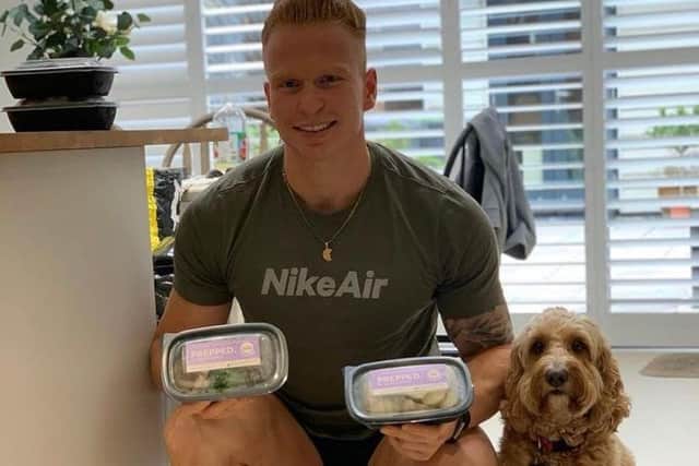 Chris Wright, who is a personal trainer, is hosting one of the PT with Prepped days, offering a training session and insights into nutrition and health advice.