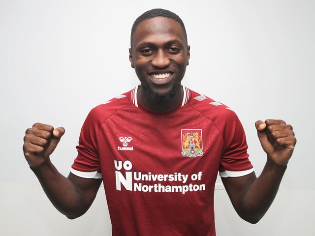 22-year-old striker Idris Kanu becomes Pompey's maiden signing of the summer window from Peterborough, following his loan at Northampton, The £38k transfer fee could be a potential steal for a player who has scored goals in League One and featured in the Championship. Picture: Pete Norton/Getty Images