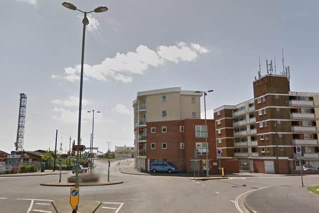 The junction of Beach Road and Sea Front on Hayling Island where a man was attacked by 5 men. Picture: Google Maps