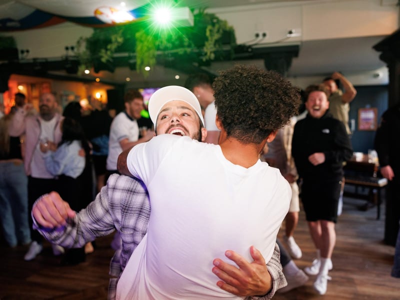 Celebrations at the Lord John Russell. Picture: Marcin Jedrysiak