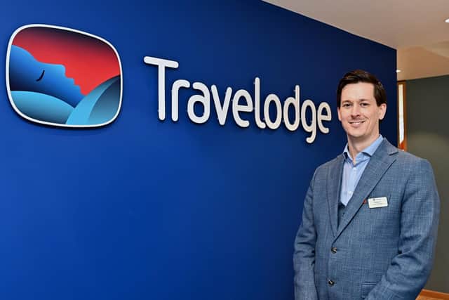 Travelodge opens its new venue in Stnahope Road, Portsmouth on May 4. Manager Rob Joy.