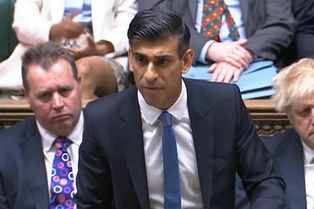 Video grab issued by UK Parliament of the Chancellor Rishi Sunak making a statement in the House of Commons, London, on the cost of living crisis. Picture date: Thursday May 26, 2022.