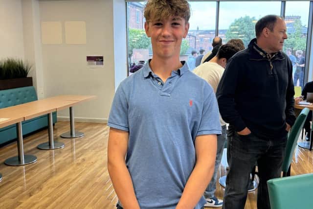 James M achieved all grade 8 & 9 GCSEs