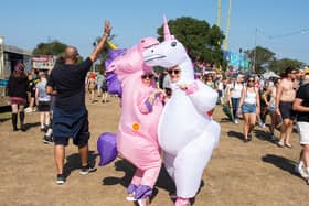People having fun at the Isle of Wight Festival. Picture: Emma Terracciano