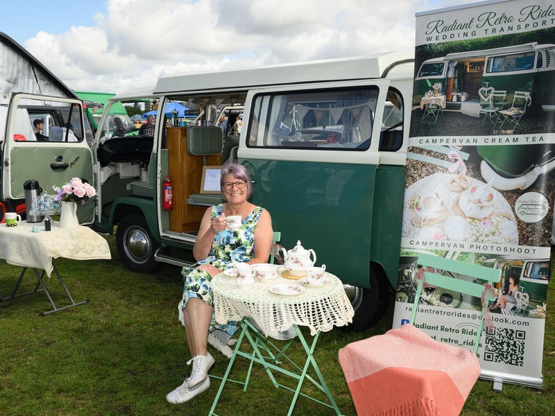 Pictured is: Jo from Radient Retro Rides.
Picture: Keith Woodland (060821-41)