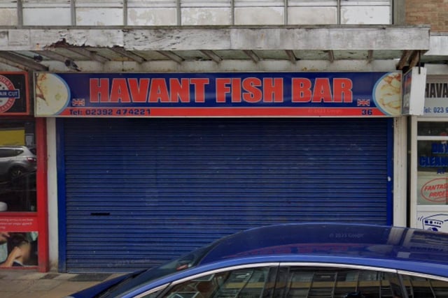 Havant Fish Bar in Market Parade has a rating of 4 from 18 TripAdvisor reviews.